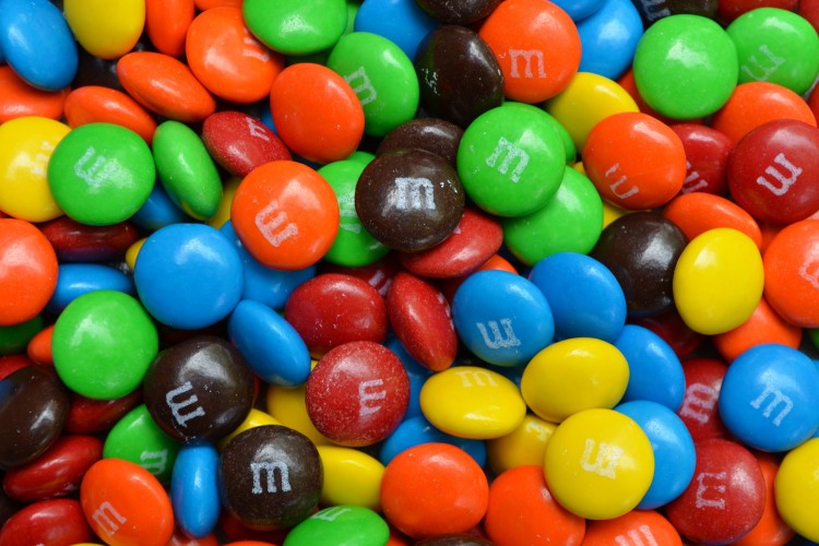 Multicolored M&M's