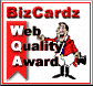 BizCardz Web Quality Award